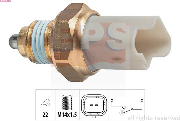 EPS 1.860.218 - Interruttore, Luce di retromarcia autozon.pro