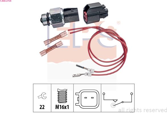 EPS 1.860.275K - Interruttore, Luce di retromarcia autozon.pro