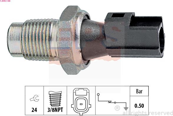 EPS 1.800.148 - Sensore, Pressione olio autozon.pro