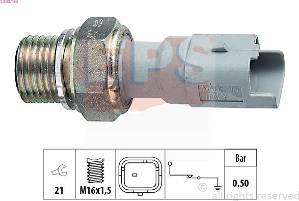 EPS 1.800.130 - Sensore, Pressione olio autozon.pro