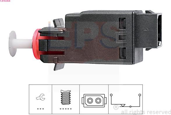 EPS 1.810.058 - Interruttore luce freno autozon.pro