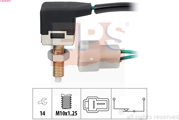 EPS 1.810.057 - Interruttore luce freno autozon.pro