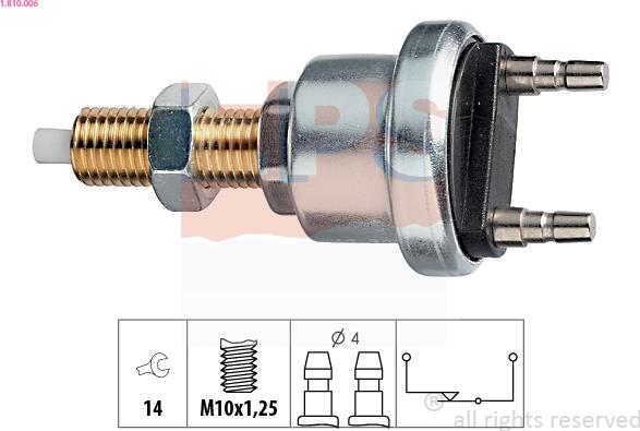 EPS 1.810.006 - Interruttore luce freno autozon.pro