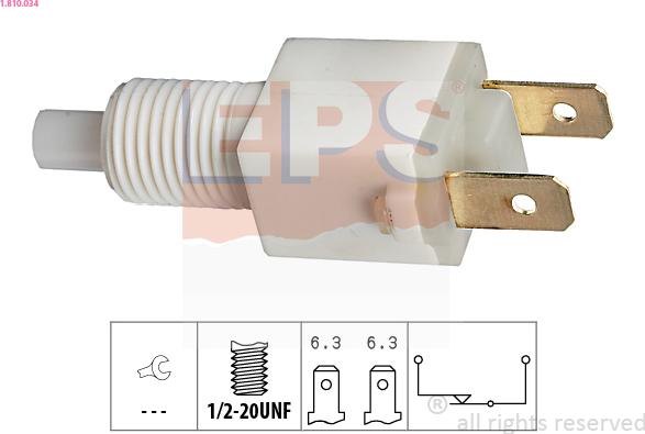 EPS 1.810.034 - Interruttore luce freno autozon.pro