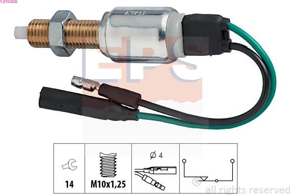 EPS 1.810.026 - Interruttore luce freno autozon.pro