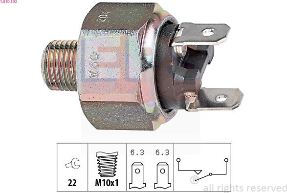 EPS 1.810.102 - Interruttore luce freno autozon.pro