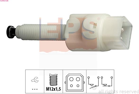 EPS 1.810.126 - Interruttore luce freno autozon.pro