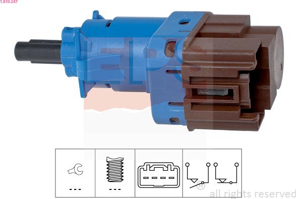 EPS 1.810.247 - Interruttore luce freno autozon.pro