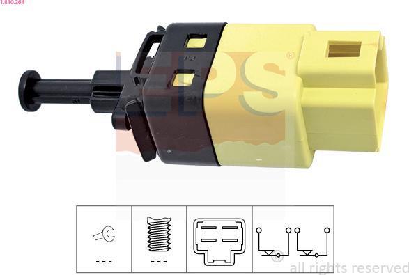 EPS 1.810.264 - Interruttore luce freno autozon.pro