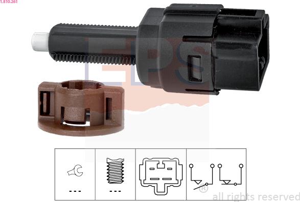 EPS 1.810.261 - Interruttore luce freno autozon.pro