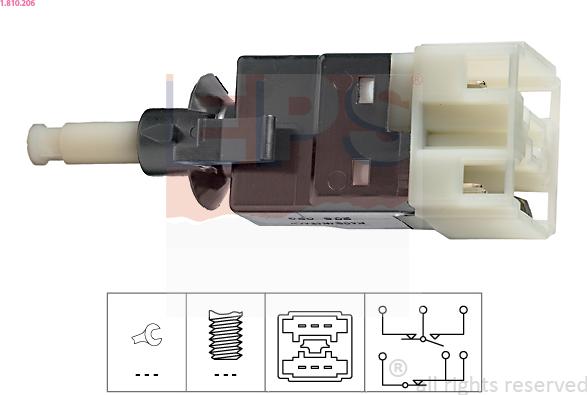 EPS 1.810.206 - Interruttore luce freno autozon.pro