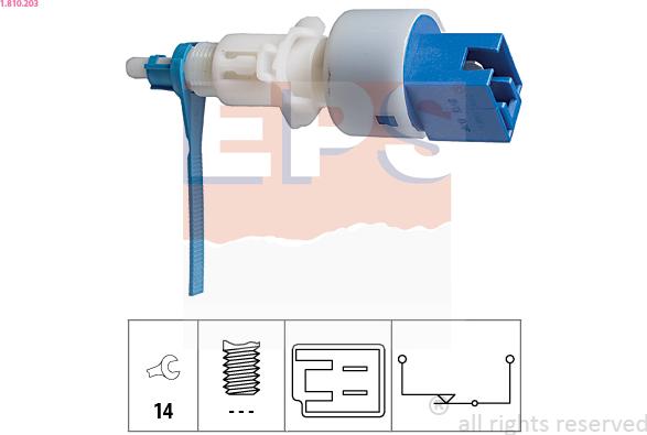 EPS 1.810.203 - Interruttore luce freno autozon.pro