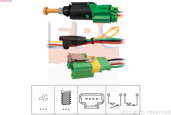 EPS 1.810.213K - Interruttore luce freno autozon.pro