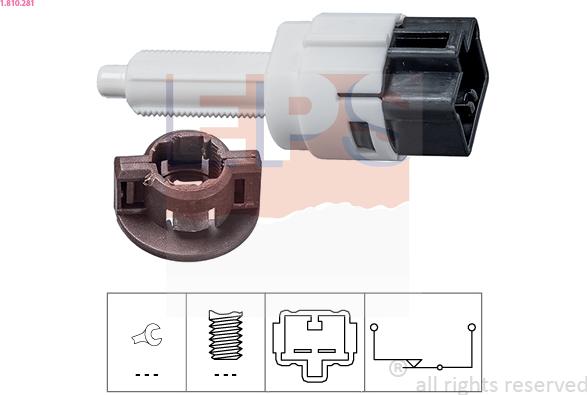 EPS 1.810.281 - Interruttore luce freno autozon.pro