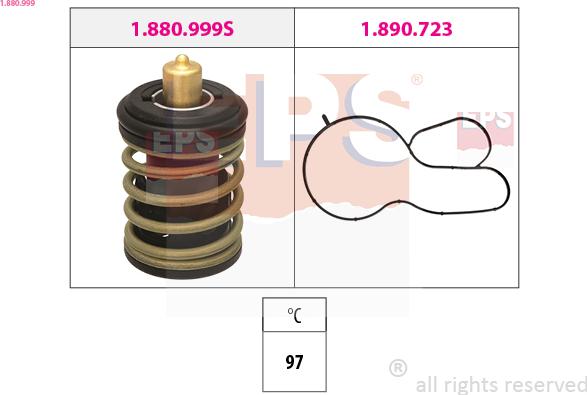 EPS 1.880.999 - Termostato, Refrigerante autozon.pro