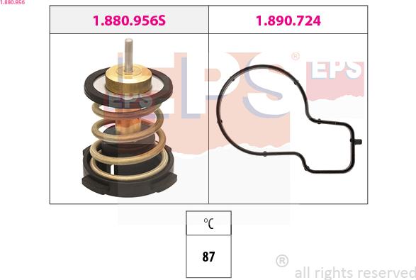 EPS 1.880.956 - Termostato, Refrigerante autozon.pro