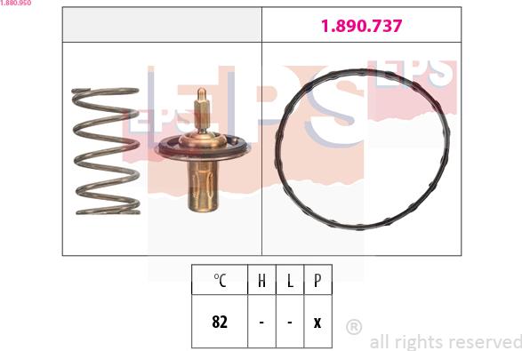 EPS 1.880.950 - Termostato, Refrigerante autozon.pro