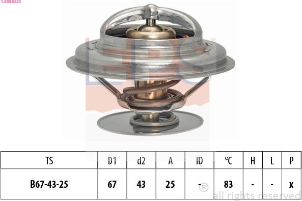 EPS 1.880.982S - Termostato, Refrigerante autozon.pro