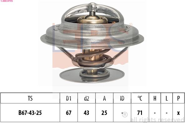 EPS 1.880.979S - Termostato, Refrigerante autozon.pro