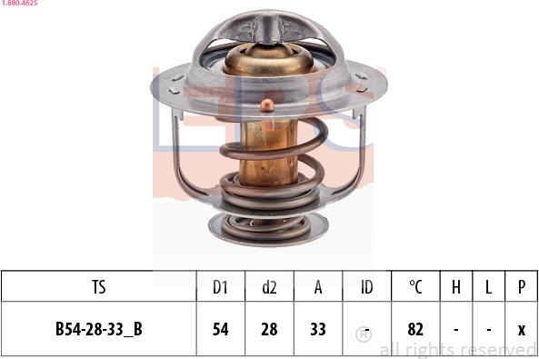 EPS 1.880.462S - Termostato, Refrigerante autozon.pro