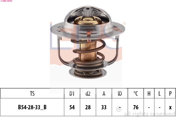 EPS 1.880.400S - Termostato, Refrigerante autozon.pro