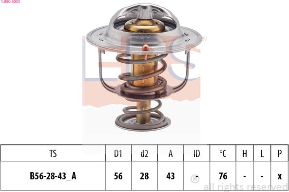 EPS 1.880.403S - Termostato, Refrigerante autozon.pro