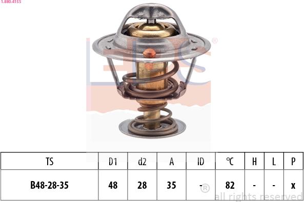 EPS 1.880.415S - Termostato, Refrigerante autozon.pro