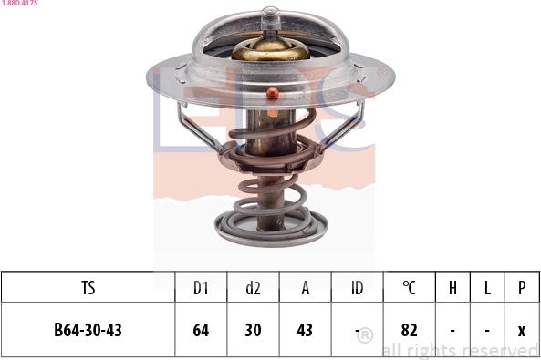 EPS 1.880.417S - Termostato, Refrigerante autozon.pro