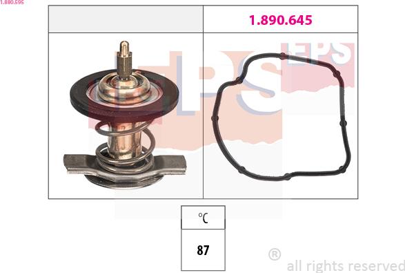 EPS 1.880.595 - Termostato, Refrigerante autozon.pro