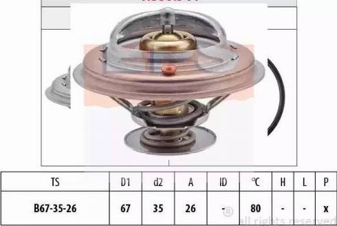 EPS 1.880.544S - Termostato, Refrigerante autozon.pro