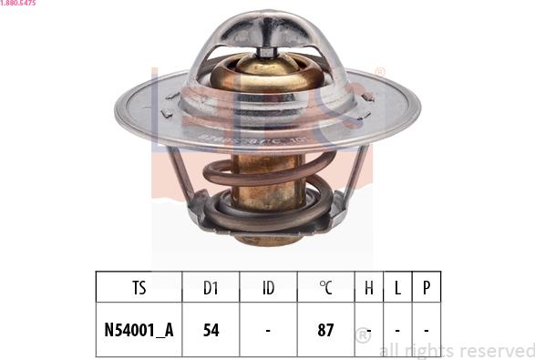 EPS 1.880.547S - Termostato, Refrigerante autozon.pro