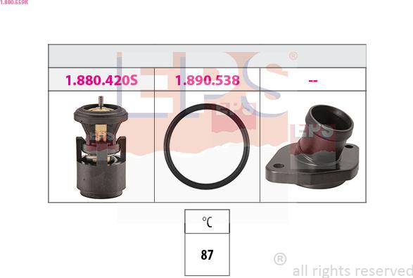 EPS 1.880.559K - Termostato, Refrigerante autozon.pro