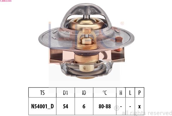 EPS 1.880.534S - Termostato, Refrigerante autozon.pro