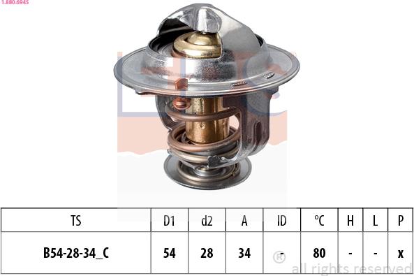 EPS 1.880.694S - Termostato, Refrigerante autozon.pro