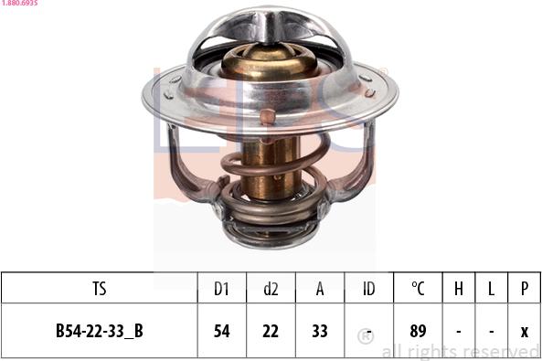 EPS 1.880.693S - Termostato, Refrigerante autozon.pro