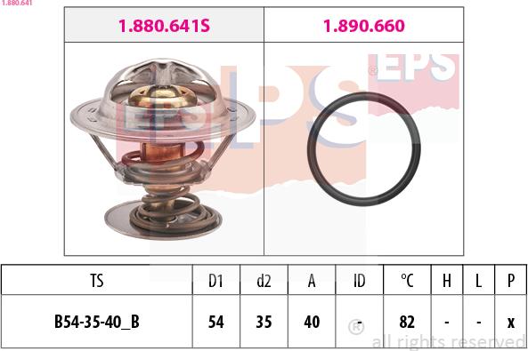 EPS 1.880.641 - Termostato, Refrigerante autozon.pro