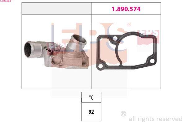 EPS 1.880.664 - Termostato, Refrigerante autozon.pro