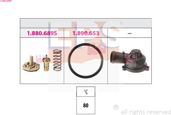 EPS 1.880.689K - Termostato, Refrigerante autozon.pro