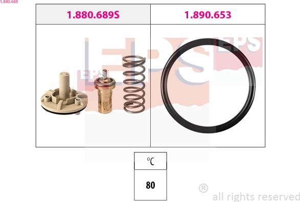 EPS 1.880.689 - Termostato, Refrigerante autozon.pro