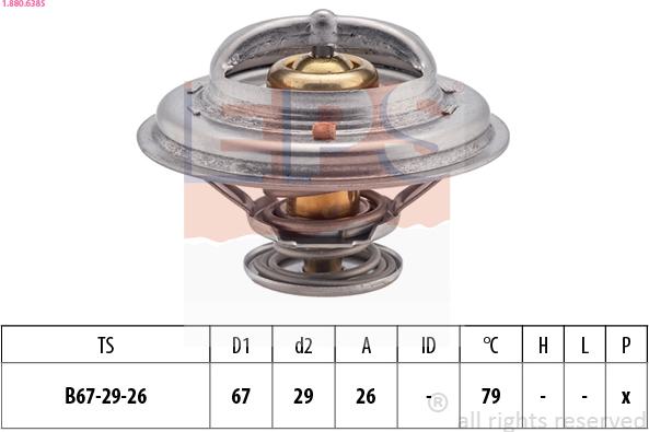 EPS 1.880.638S - Termostato, Refrigerante autozon.pro