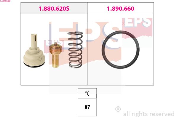 EPS 1.880.620 - Termostato, Refrigerante autozon.pro