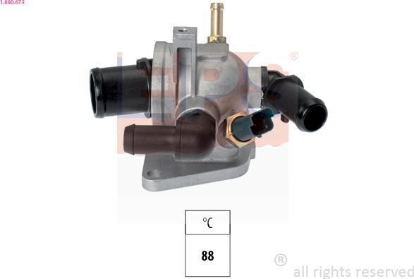 EPS 1.880.673 - Termostato, Refrigerante autozon.pro