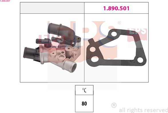 EPS 1.880.097 - Termostato, Refrigerante autozon.pro