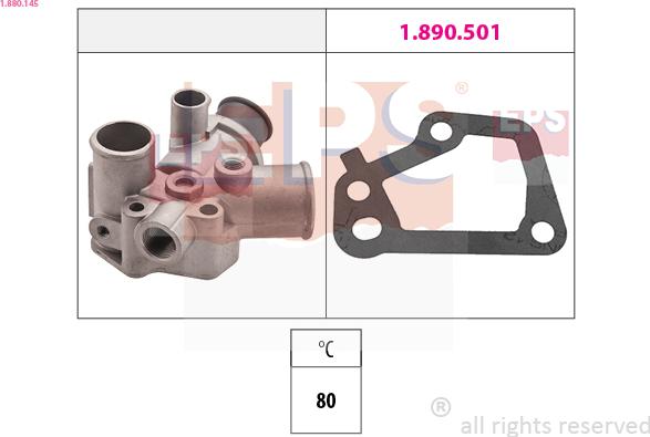 EPS 1.880.145 - Termostato, Refrigerante autozon.pro