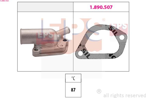 EPS 1.880.163 - Termostato, Refrigerante autozon.pro