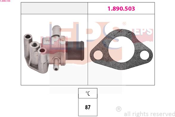 EPS 1.880.105 - Termostato, Refrigerante autozon.pro