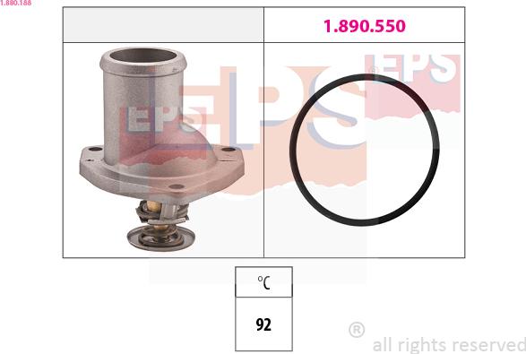 EPS 1.880.188 - Termostato, Refrigerante autozon.pro