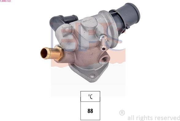 EPS 1.880.122 - Termostato, Refrigerante autozon.pro