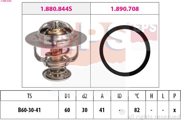 EPS 1.880.844 - Termostato, Refrigerante autozon.pro