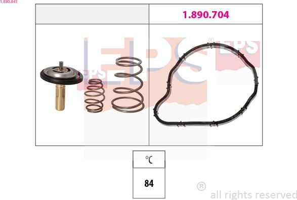 EPS 1.880.841 - Termostato, Refrigerante autozon.pro